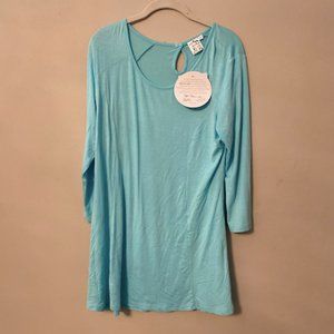 Aqua Tunic LG Parsley & Sage